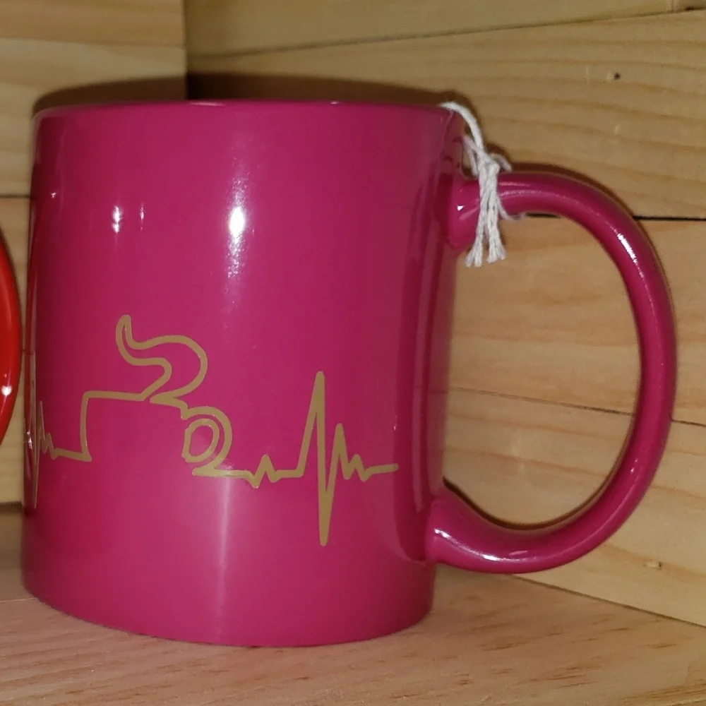 Coffee Heartbeat Coffee Mugs